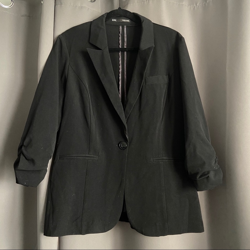 maurices Plus Size 3/4 Sleeve Blazer